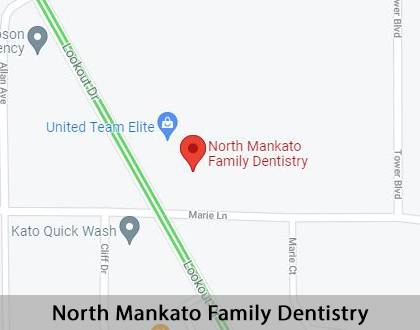 Map image for Denture Care in North Mankato, MN